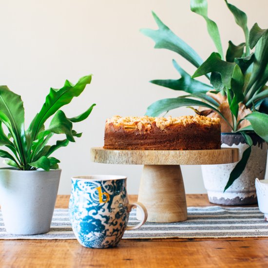 Nectarine Coffee Cake