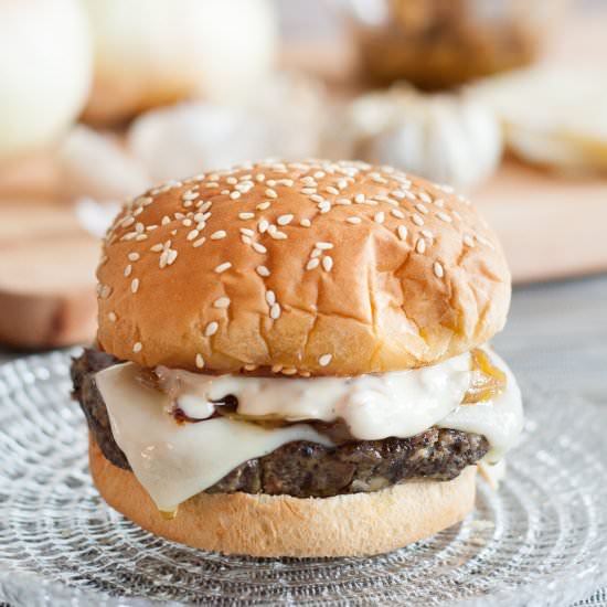 Vegetarian Mushroom Burgers