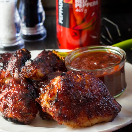 Roasted Red Pepper BBQ Sauce