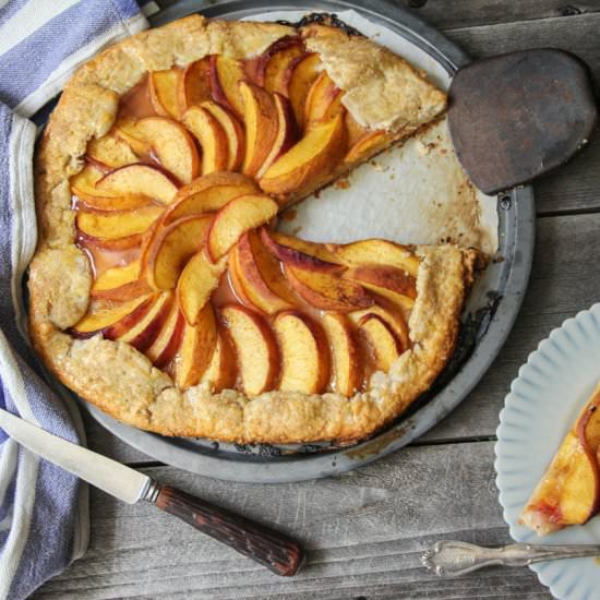 Grilled Peach Galette