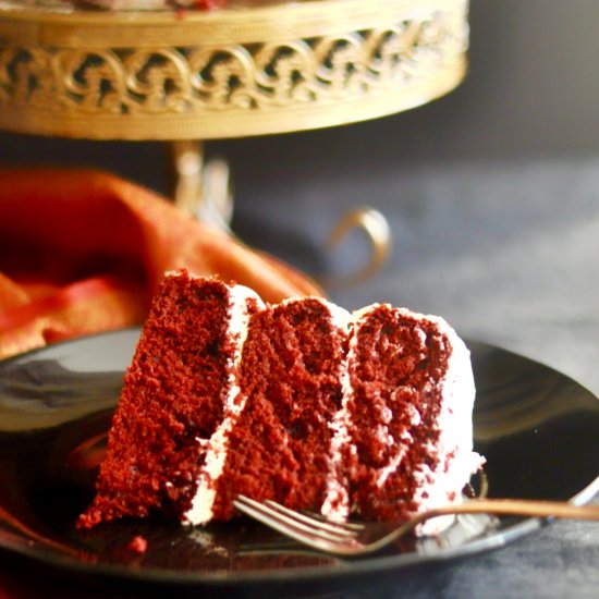 The Naked Red Velvet Cake