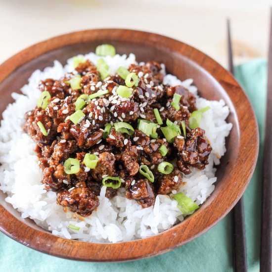 Asian Chicken Rice Bowls