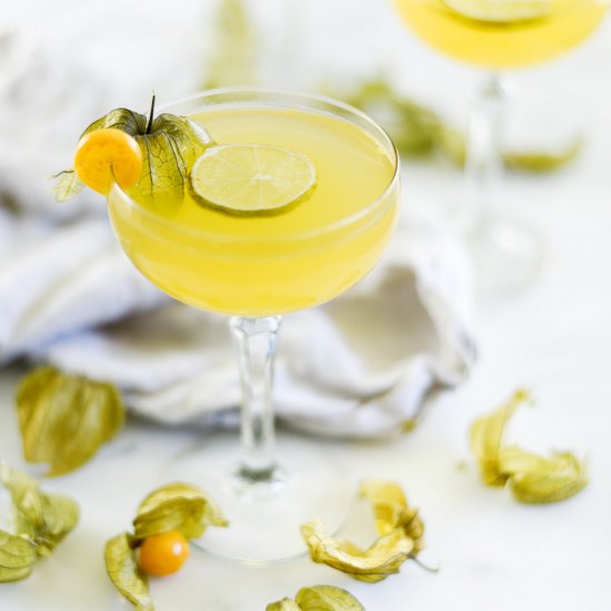 Golden Berry & Gin Cocktail