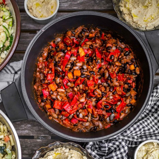 Black Bean Chili Sin Carne