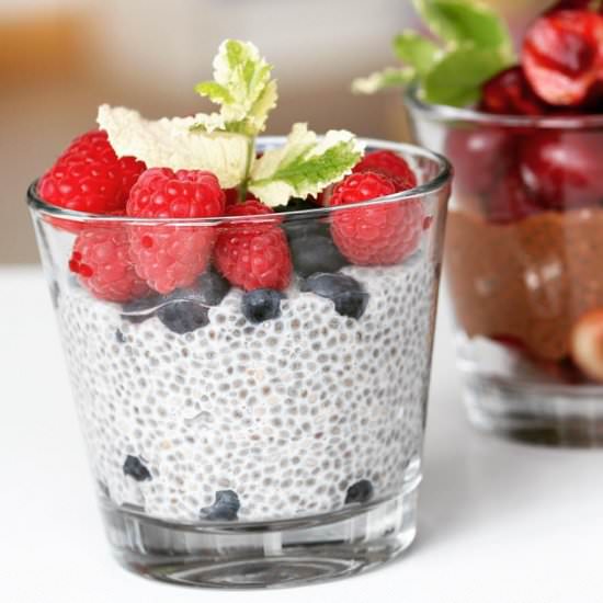 Chia Pudding with Almond Milk