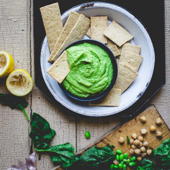 Super Green Edamame Hummus