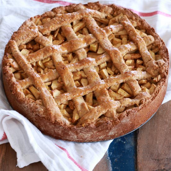 Healthy Dutch apple pie