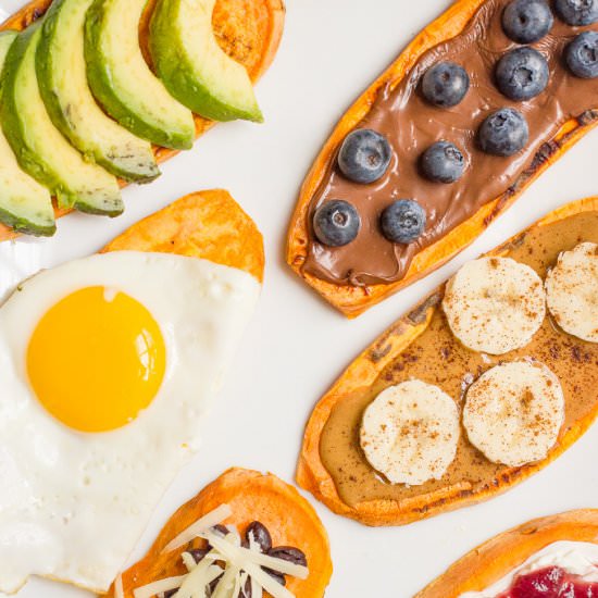 Sweet potato toast