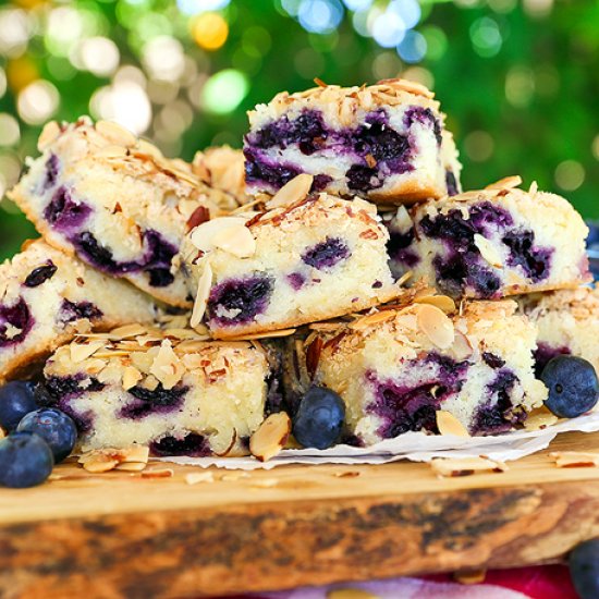 Blueberry Almond Breakfast Cake