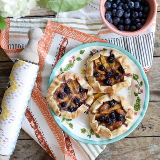 Peach Blueberry Galette