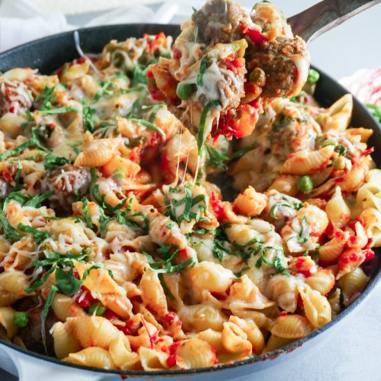 Back to School Pasta Skillet