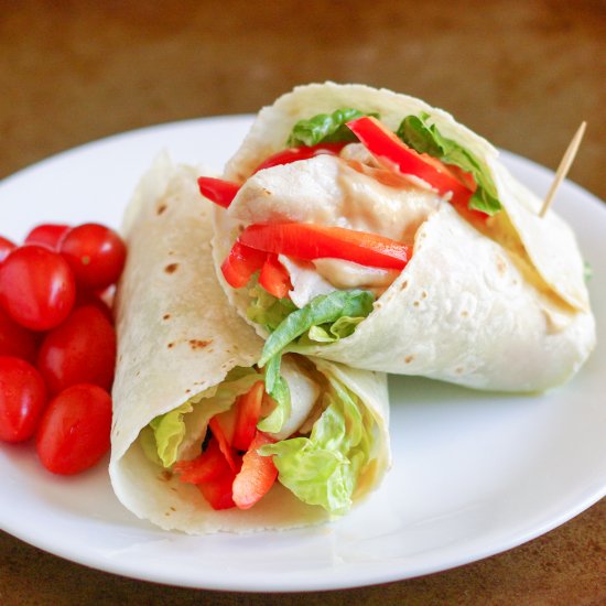 Asian Chicken Wrap