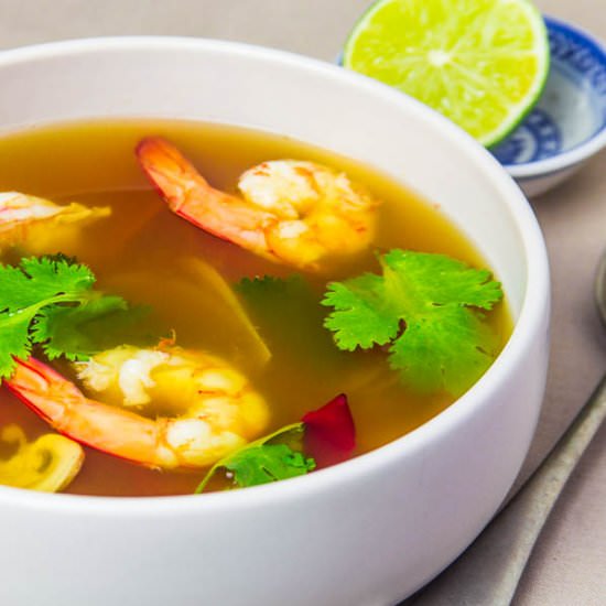 Hot and Sour Shrimp Soup