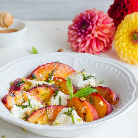 Grilled Peach Salad