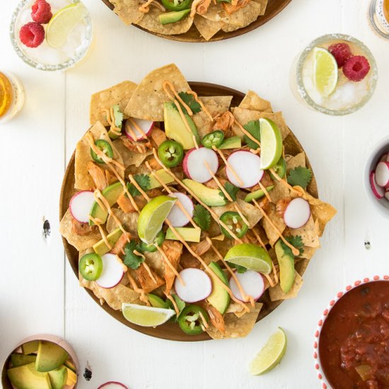 Chili Lime Jackfruit Nachos