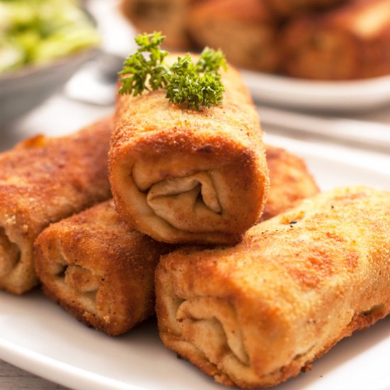 Cabbage and Mushrooms Croquettes