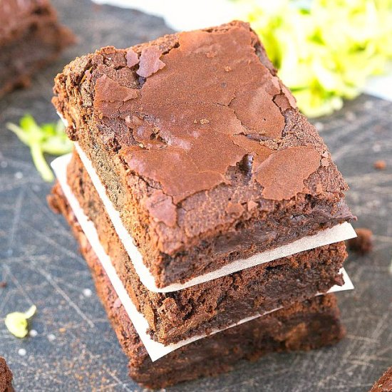 Zucchini Breakfast Brownies