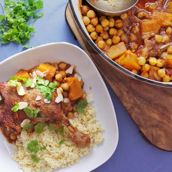 Duck Tagine With Chickpeas