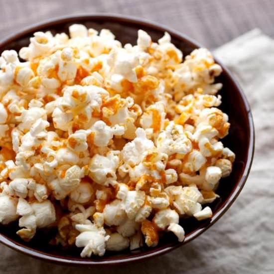 Brown Butter Sriracha Popcorn