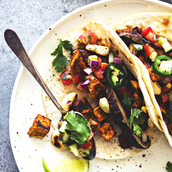 Sweet Potato & Portobello Tacos