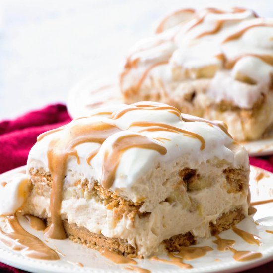 Peanut Butter Banana Icebox Cake