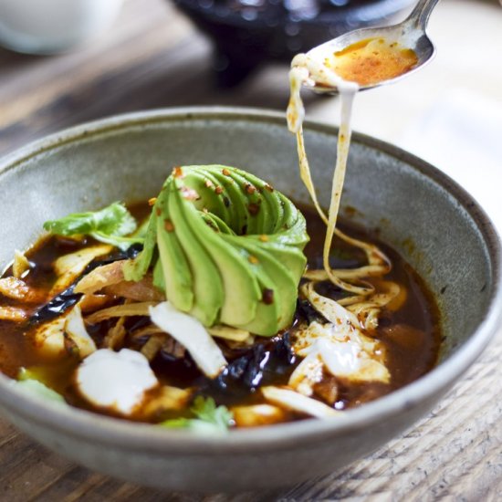 Sopa Azteca (Tortilla Soup)