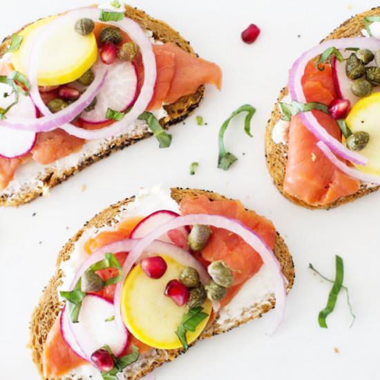 Lox Toast