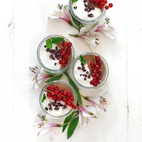 Vegan Chocolate Pots de Creme