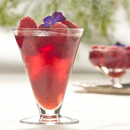 Raspberry Prosecco Gelee