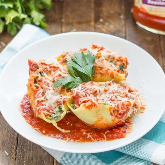 Veggie Stuffed Shells