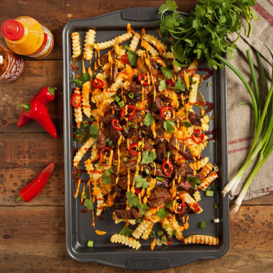 Loaded Korean Barbeque-Style Fries