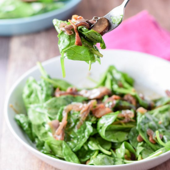 Super Tasty Spinach Salad