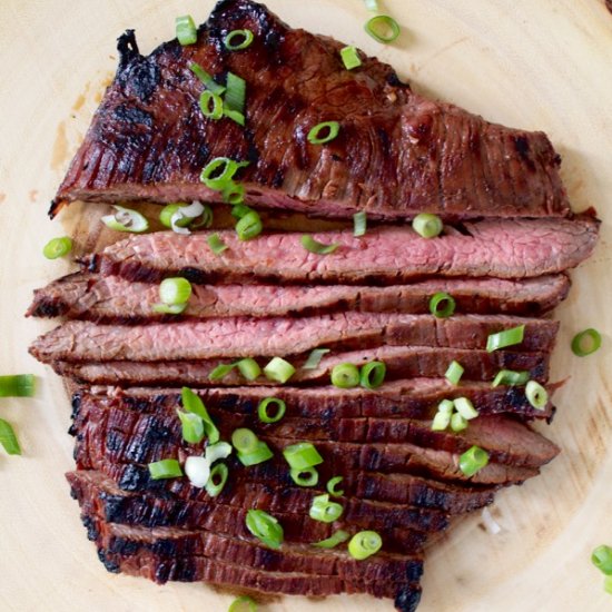 Soy Sauce & Honey Flank Steak