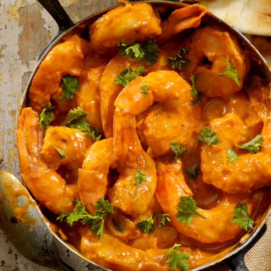 Vadouvan Curry Shrimp