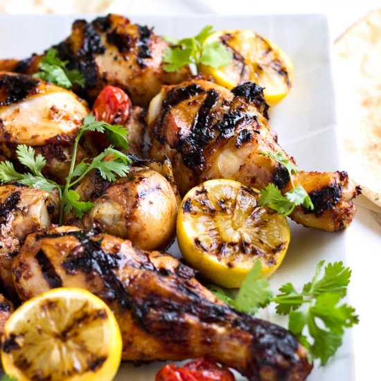 Honey Glaze Harissa Grilled Chicken