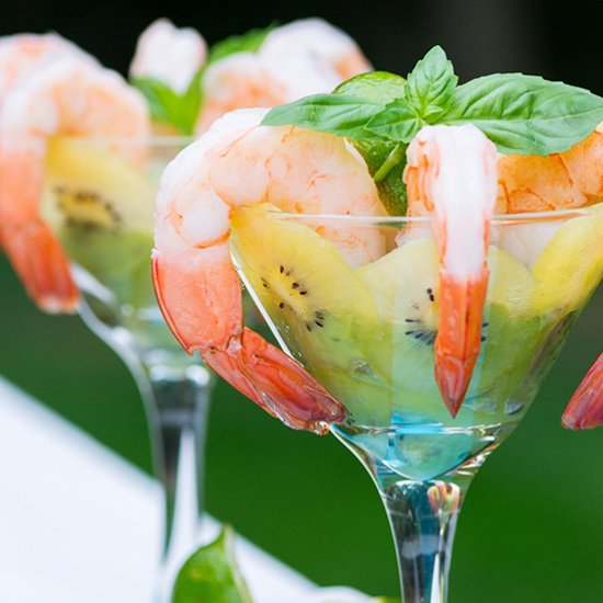 Kiwi Shrimp Cocktail