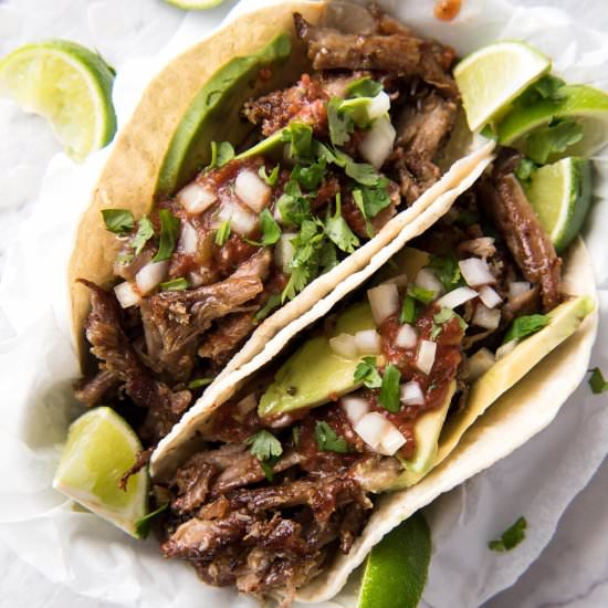 Mexican Pulled Pork Tacos (Carnitas)