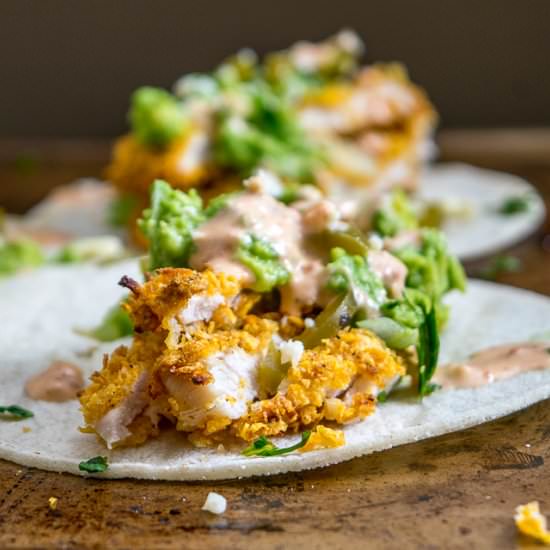 Crispy Chicken Tacos