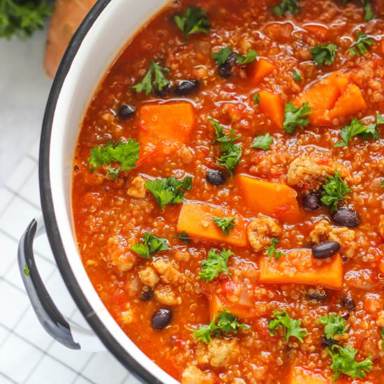 Slow Cooker Chicken Chili