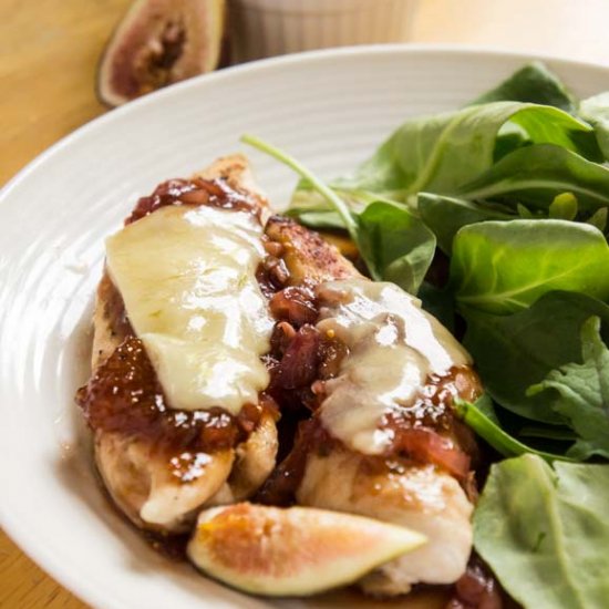 Balsamic Fig Glazed Chicken