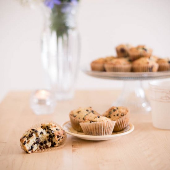 Gluten-Free Chocolate Chip Muffins