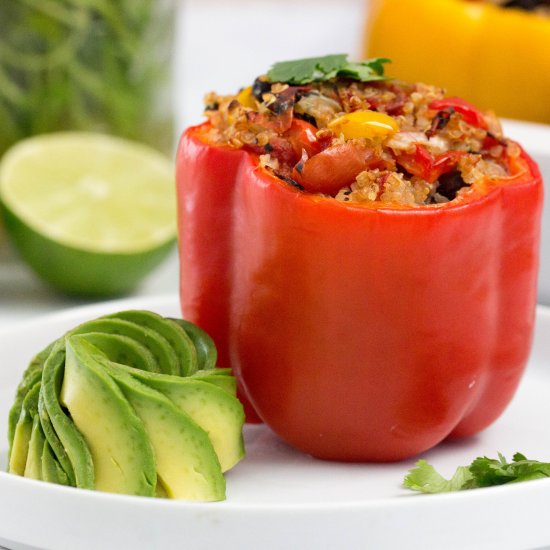 Healthy Southwest Stuffed Peppers