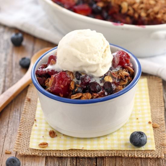 Blueberry Mango Crisp