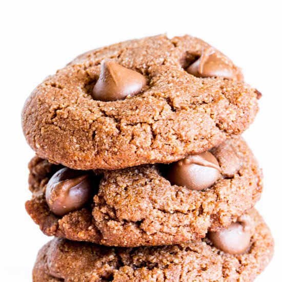 Double Chocolate Almond Cookies