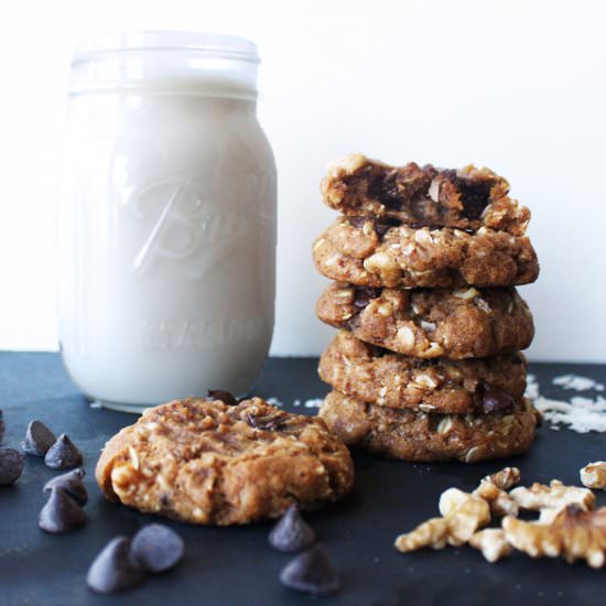 Vegan Gluten-Free Cowboy Cookies