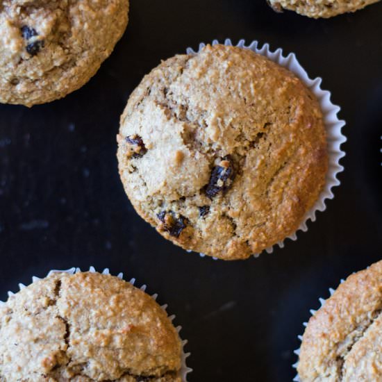 Oatmeal Raisin Muffins