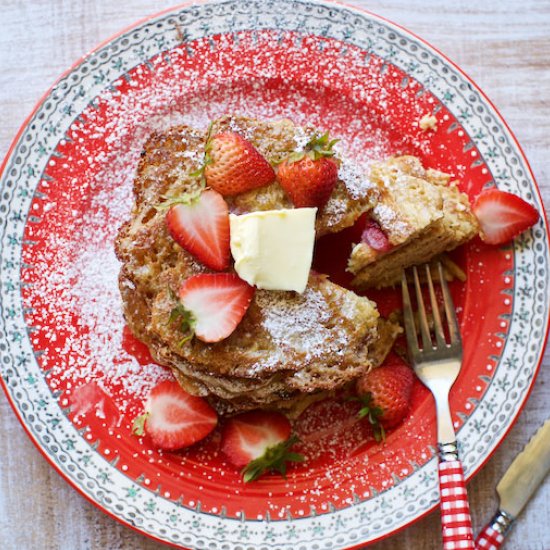 Strawberry Vanilla Pancakes