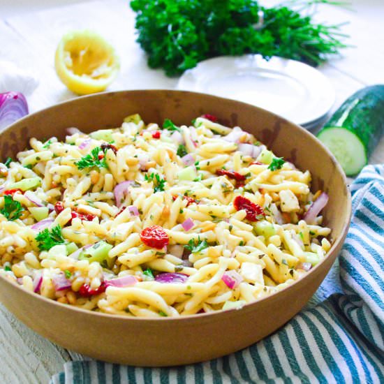 pasta salad with roasted tomatoes