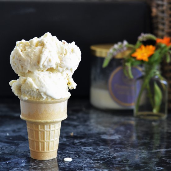 No-Machine Ginger Ice Cream