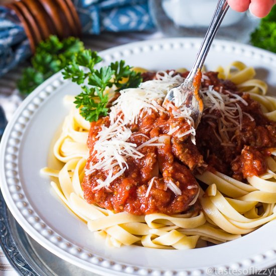 Healthy Homemade Spaghetti Sauce